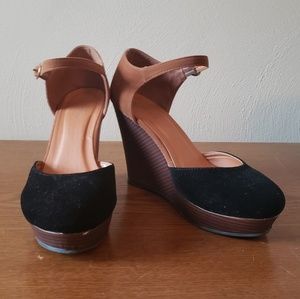 Torrid Two Toned Platform Wedges